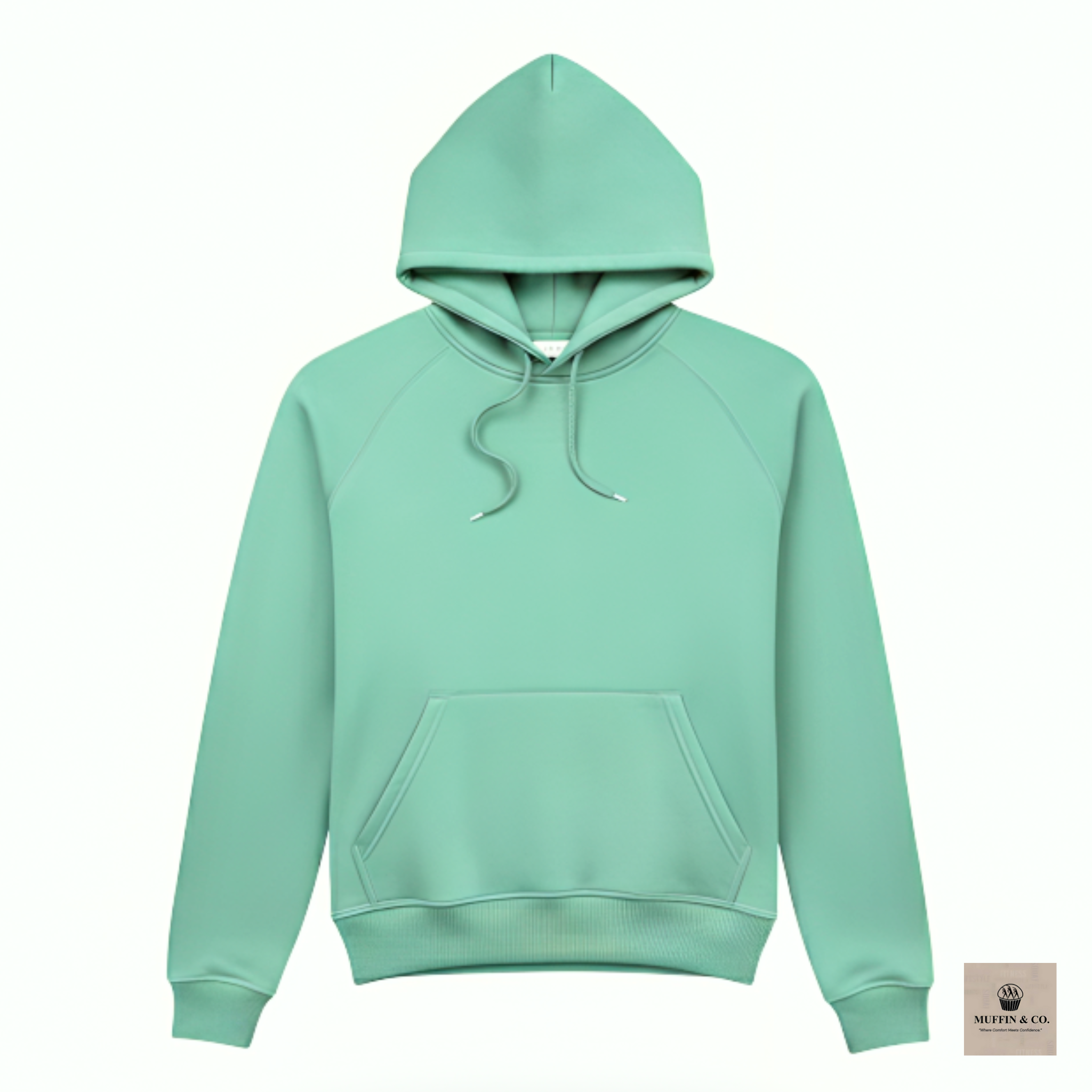 4. Aqua Hoodie & Trouser Set – Fresh Minimal Co-ord | Muffin & Co.
