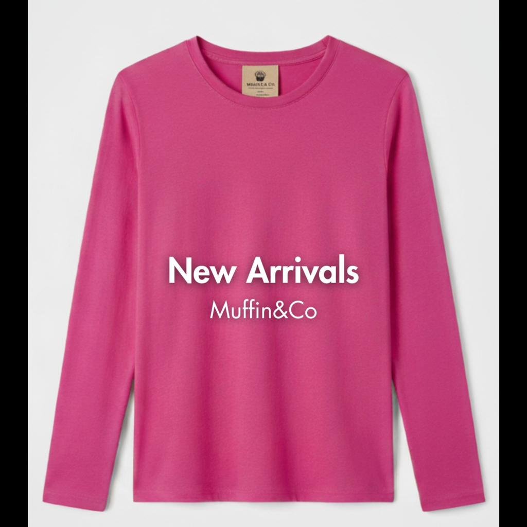 Pink Long-Sleeve Shirt | Muffin & Co – Blush Tones for Bold Confidence