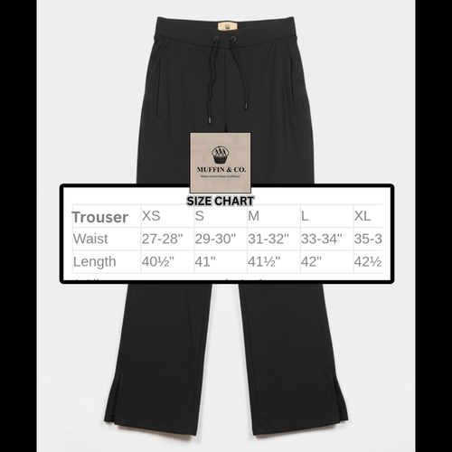 Black Luxe Trousers | Muffin & Co – Chic & Comfortable Winter Essentials