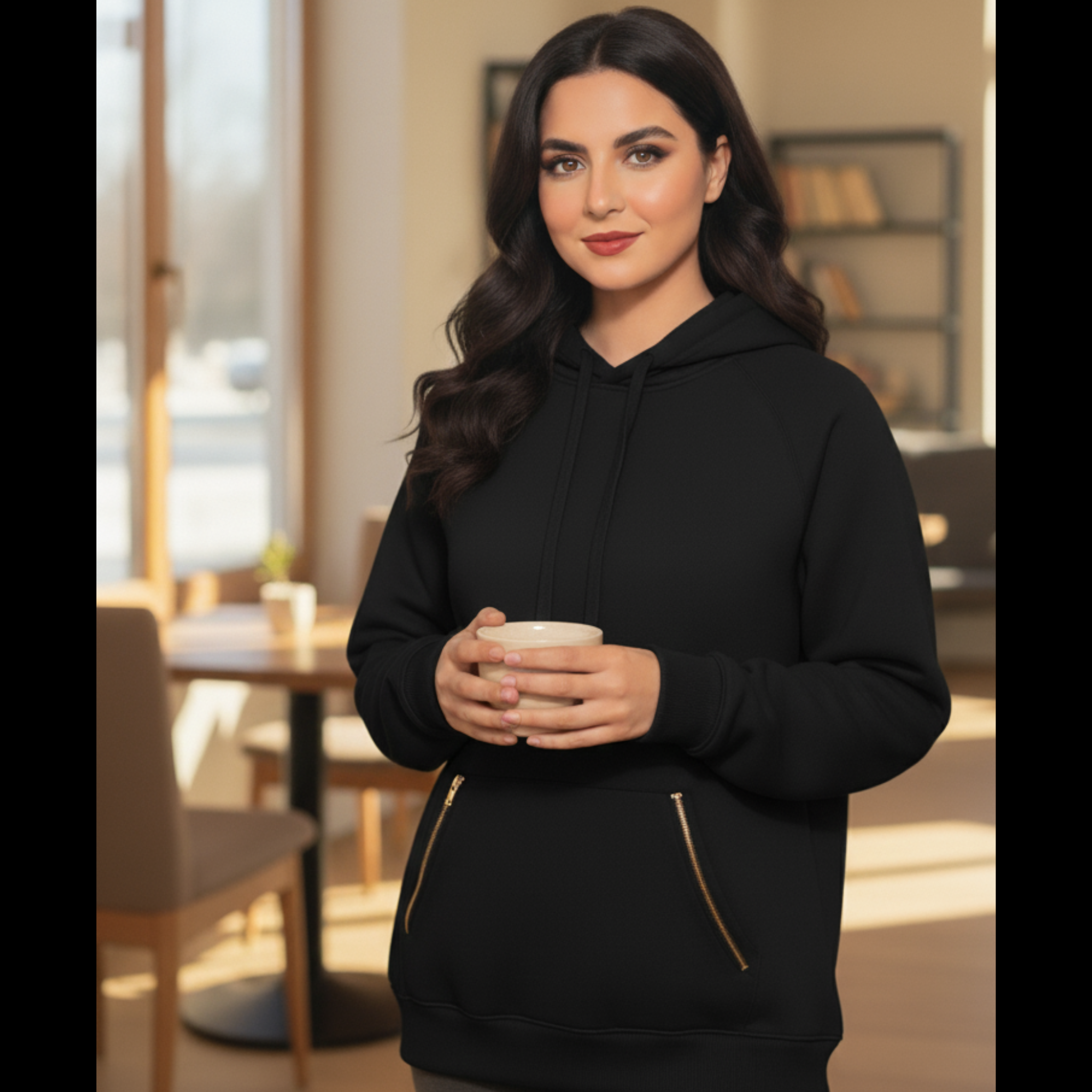 Classic Black Hoodie – Comfort, Confidence & Style | Muffin & Co.