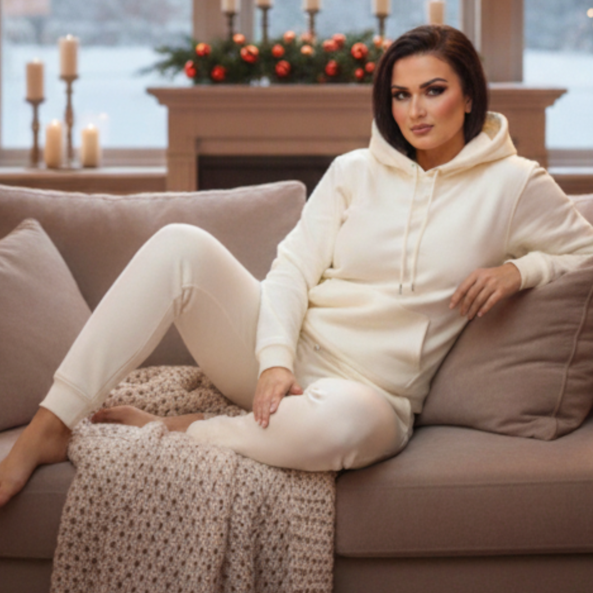 Cream Hoodie & Trouser Set – Subtle Luxury Redefined | Muffin & Co.